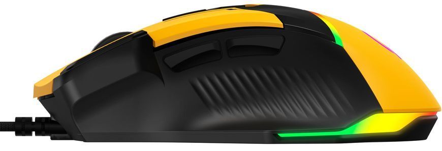 Миша GamePro GM300BL Yellow-Black (GM300Y) [609387]