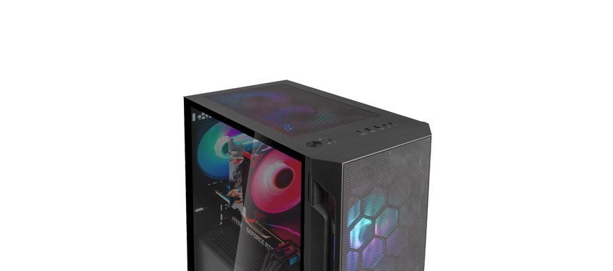 Корпус SilverStone Fara FAH1MB-PRO без БЖ, 1xUSB3.0, 2xUSB2.0, 3x120мм, ARGB VGA 320мм, LCS ready, TG Side Panel, mATX, чорний (SST-FAH1MB-PRO) [109547]