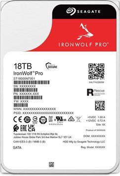 Накопичувач HDD SATA 18.0TB Seagate IronWolf Pro 7200rpm 256MB (ST18000NT001) [608162]