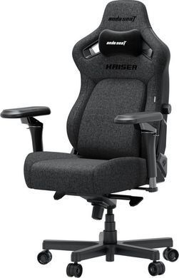 Крісло для геймерів Anda Seat Kaiser 4 V2 Size XL PVC Dark Gray Fabric (AD12YDDC-XLL-20-GB-CF-03) [620247]