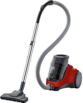 Пилосос Electrolux контейнерний, 750Вт, конт пил -1.8л, HEPA12, 5 насадок, червоний (EC41-ANIM) [105597]