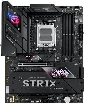 Материнcька плата ASUS ROG STRIX B850-E GAMING WIFI sAM5 B850 4xDDR5 M.2 HDMI DP USB Type-C Wi-Fi BT ATX (90MB1J60-M0EAY0) [109166]