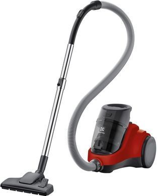 Пилосос Electrolux контейнерний, 750Вт, конт пил -1.8л, HEPA12, 5 насадок, червоний (EC41-ANIM) [105597]