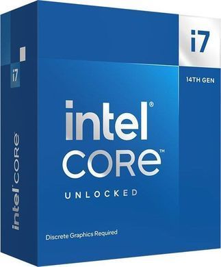 Процесор Intel Core i7 14700KF 3.4GHz (33MB, Raptor Lake Refresh, 125W, S1700) Box (BX8071514700KF) [608091]