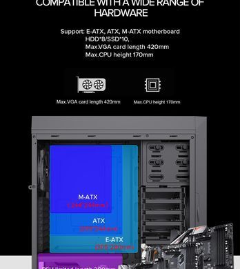 Корпус для ПК GAMEMAX (TiTan Silent 2) [303399]