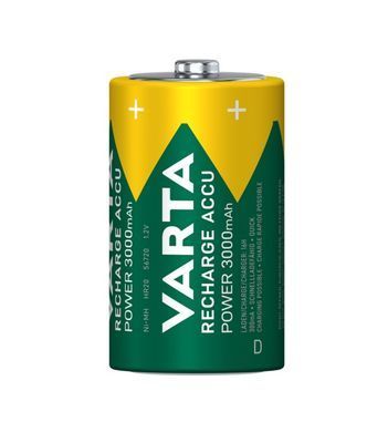 Акумулятор Varta NI-MH Power D(LR20) 3000 мА&bull;г, 2шт (56720101412) [114059]