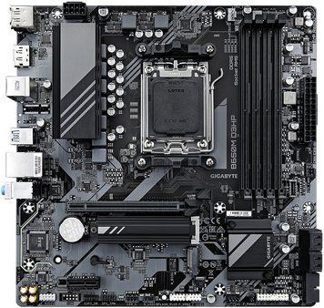 Материнська плата GIGABYTE B650M D3HP sAM5 B650 4xDDR5 M.2 HDMI DVI mATX (B650M_D3HP) [109463]