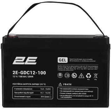 Акумуляторна батарея 2E GDC, 12В, 100А&bull;год, GEL (2E-GDC12-100) [112241]