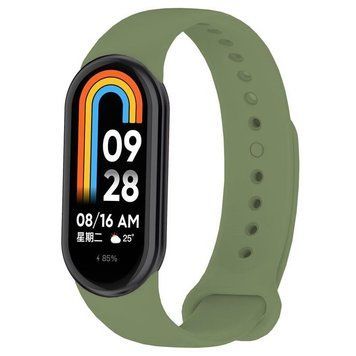 Силіконовий ремінець BeCover для Xiaomi Mi Smart Band 8 Pine-Green (709395) [604920]