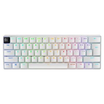 Клавiатура бездротова Logitech G PRO X 60 TKL GX Optical Tactile White (920-011930) [606020]