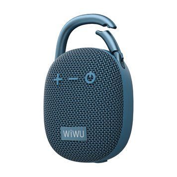 Портативна колонка WIWU H3 Clip Fun Portable 5W, IPX5, Blue (6977703650716) [806499]