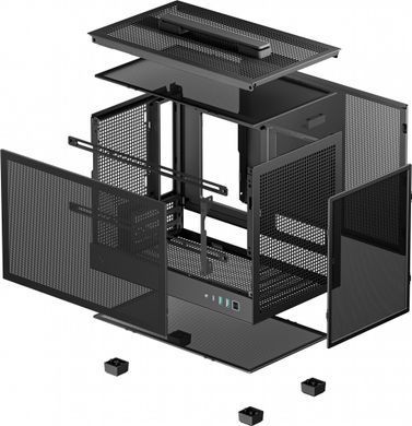 Корпус DeepCool CH160 Mesh Black без БЖ (R-CH160-BKNMI0-G-1) [611495]