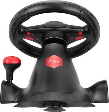 Ігрове кермо XTRIKE ME 180град., 16кнопок, USB PC/PS4/XBOX/Android (GP-903) [401653]