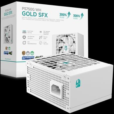 Блок живлення DeepCool GamerStorm PS750G 750W White (R-PS750G-FE0W-JGEU) [618110]