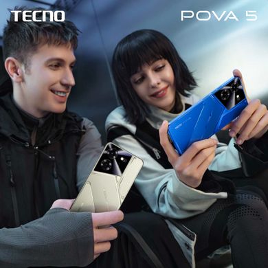 TECNO Смартфон POVA 5 (LH7n) 6.78" 8/256GB, 2SIM, 6000mAh, Mecha Black