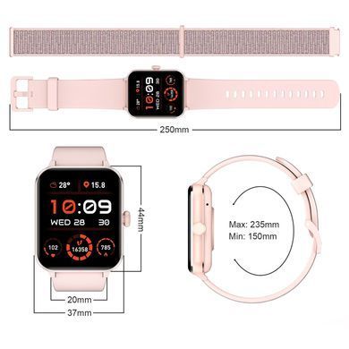 Годинник Blackview R50 Pink (6931548317524) [402550]
