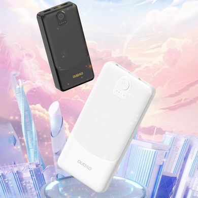 УМБ Dudao 10000mAh K10 12W 2xUSB-A,USB-C (IN) Black (6977196682164) [405053]