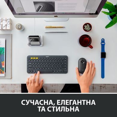 Миша бездротова Logitech Pebble M350 Black USB (910-005718) [614206]