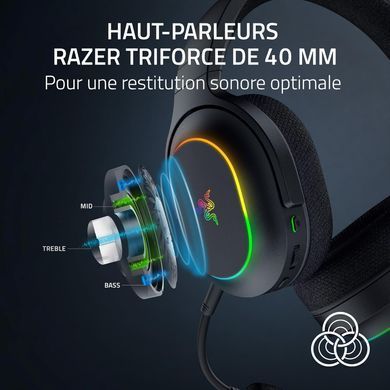 Гарнітура ігрова Razer Barracuda X Chroma, BT/WL, RGB, чорний (RZ04-05220100-R3M1) [107502]