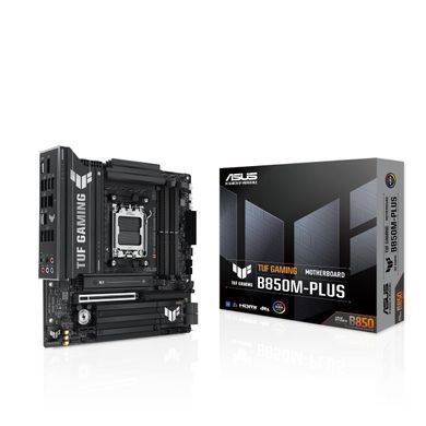 Материнcька плата ASUS TUF GAMING B850M-PLUS sAM5 B850 4xDDR5 M.2 HDMI DP mATX (90MB1IX0-M0EAY0) [109169]
