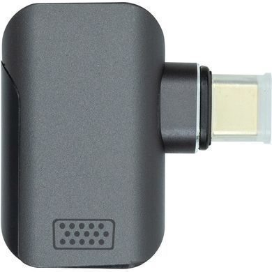Адаптер PowerPlant USB Type-C - VGA (M/F) Black (CA914289) [604365]