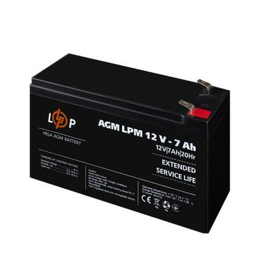 Акумулятор AGM LPM 12V - 7 Ah (LP3862) [900214]