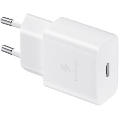 Зарядний пристрій мережевий Samsung 15Вт USB-С, кабель USB-C > USB-C, 1м, білий (EP-T1510XWEGEU) [108453]
