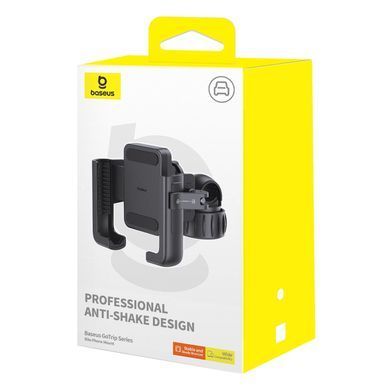 Велотримач для телефона Baseus GoTrip Series Bike Phone Mount Cluster Black (C40572301111-00) [806560]