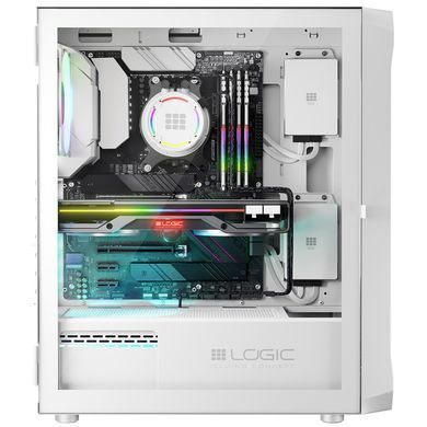 Корпус LogicConcept PORTOS MESH+GLASS ARGB fans 4x120mm WHITE без БЖ ATX (AT-PORTOS-20-0000000-0002) [402970]