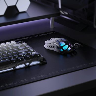 Миша GravaStar Mercury M1 Pro, BT/WL/USB-A, RGB, чорно-білий (GRAVASTARM1PRO_GBLK) [106612]