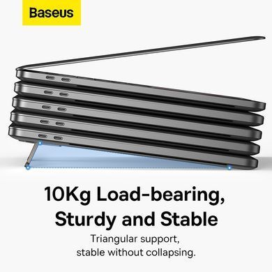 Підставка для ноутбука Baseus Slim Laptop Kickstand （2pcs）Grey (LUZC000013) [802729]