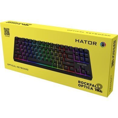 Клавіатура Hator Rockfall 2 Optica TKL Black (HTK-730) [611290]