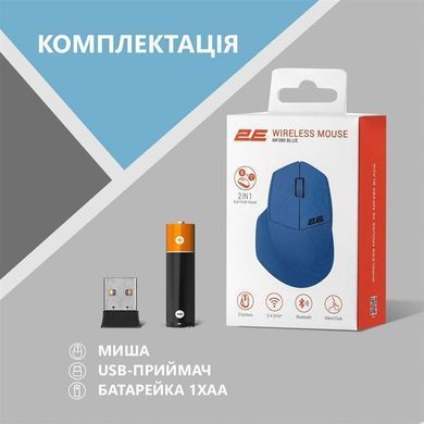 Миша бездротова 2E MF280 Silent Blue (2E-MF280WBL) [606515]