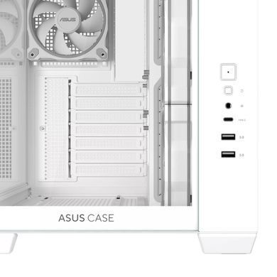 Корпус Asus A32 Plus White Tempered Glass (90DC00S3-B19000) [617092]