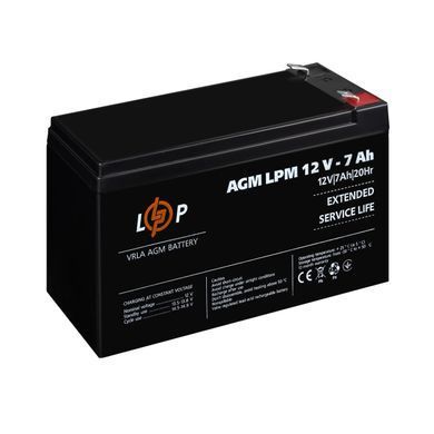 Акумулятор AGM LPM 12V - 7 Ah (LP3862) [900214]