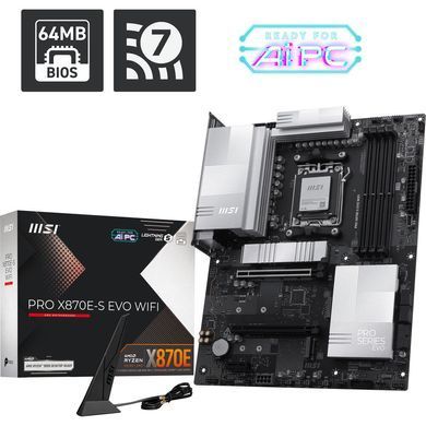 Материнська плата MSI (PRO X870E-S EVO WIFI) [306916]