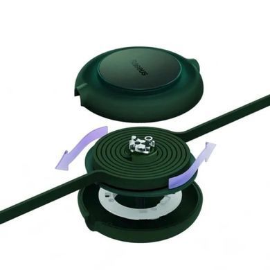 Кабель Baseus Bright Mirror 2 Series Retractable 3-in-1 Fast Charging Data Cable USB to M+L+C 3.5A 1.1m Green (CAMJ010006) [802625]