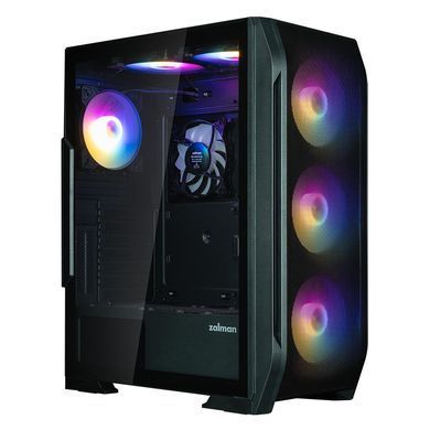 Корпус Zalman N7PLUSV2 з БЖ ZM700-LX3 1xUSB3.0, 2xUSB2.0, 6x120мм Rainbow RGB, 1x120мм, VGA 340мм, LCS ready, TG Side Window, ATX, чорний (N7PLUSV2+ZM700-LX3) [112531]