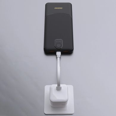 УМБ Dudao 10000mAh K10 12W 2xUSB-A,USB-C (IN) Black (6977196682164) [405053]