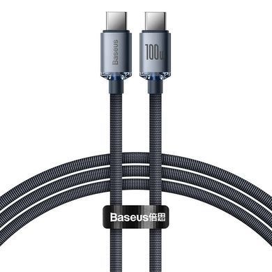 Кабель Baseus Crystal Shine Series Fast Charging Data Cable Type-C to Type-C 100W 1.2m Black (CAJY000601) [802489]