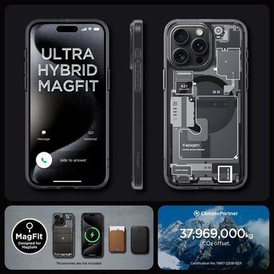 Чохол-накладка Spigen Ultra Hybrid MagFit для Apple iPhone 15 Pro Zero One (ACS06721) [615780]