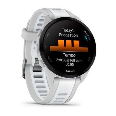 Смарт-годинник Garmin Forerunner 165 Mist Gray/Whitestone (010-02863-AD) [608232]