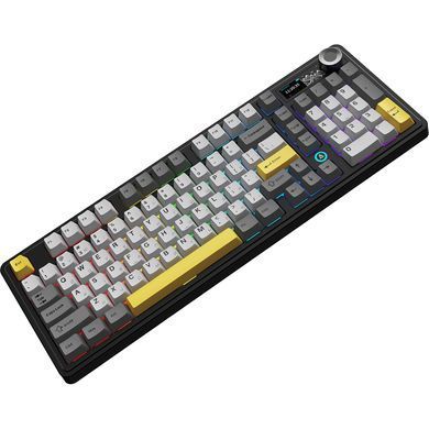 Клавіатура бездротова Ajazz AK980 Clear Sky Switch Black (AK980-CS-BGY) [613236]