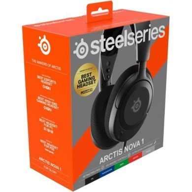Ігрова гарнітура SteelSeries Arctis Nova 1 Black MultiPlatform (61606) [401921]