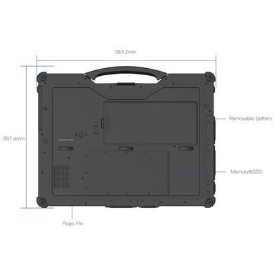 Ноутбук Vinga Scout X14A (X14A-1255321024BWP) [710787]