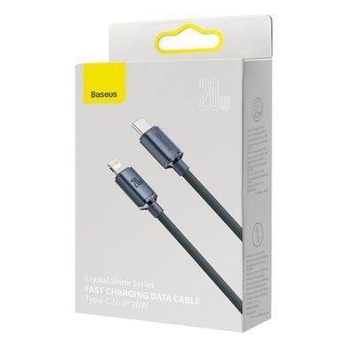 Кабель Baseus Crystal Shine Series Fast Charging Data Cable Type-C to iP 20W 2m Black (CAJY000301) [802544]