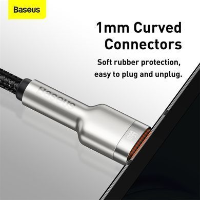 Кабель Baseus Cafule Series Metal Data Cable USB to Type-C 66W 0.25m Black (CAKF000001) [802252]