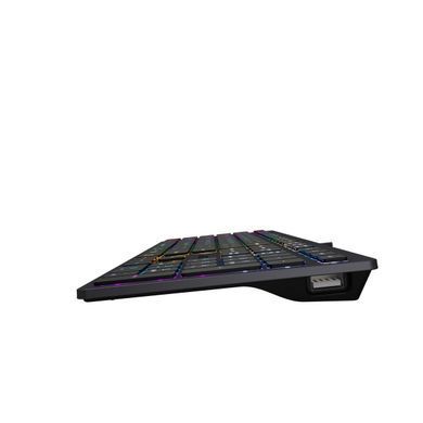 Клавіатура A4Tech Fstyler FX60H Grey Neon Backlit (FX60H USB (Grey) Neon backlit) [605953]