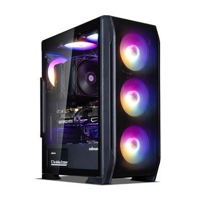 Корпус Zalman N7PLUSV2 з БЖ ZM700-LX3 1xUSB3.0, 2xUSB2.0, 6x120мм Rainbow RGB, 1x120мм, VGA 340мм, LCS ready, TG Side Window, ATX, чорний (N7PLUSV2+ZM700-LX3) [112531]