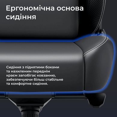 Крісло для геймерів Anda Seat Kaiser 4 V2 Size XL PVC Dark Gray Fabric (AD12YDDC-XLL-20-GB-CF-03) [620247]